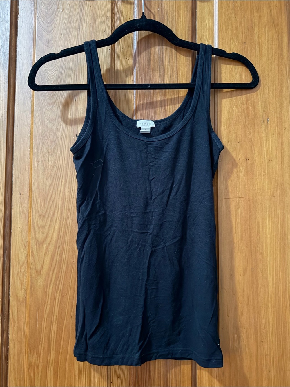 hinge Black Scoop Neck Tank Top
